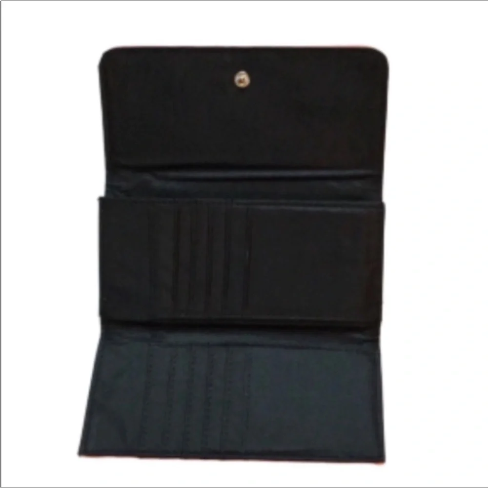 Wet Seal Trifold Wallet with Bow Peach NWOT